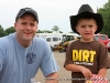 Landon Shaw (age 4), with his father during the 2009 Kiwanis Club Rodeo 