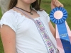 The winner of the best dressed cowgirl contest