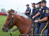 Members of the CPD Mounted Patrol were on hand friday night