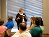 Darnell Arnoult leads a discussion at the 2009 Clarksville Writers\' Conference