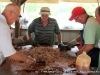 BBQ right off the pit being prepared before serving.