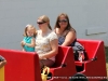 People enjoying the train ride at the Lone Oak Picnic.