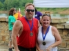 Brad Welker and Joy Welker came in second in the Beginner (Doubles) Division at the 4th annual Rally on the Cumberland.