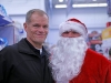 CPD Chief Al Ansley with Santa Claus Traffic Sgt Bret Norfleet. (CPD)