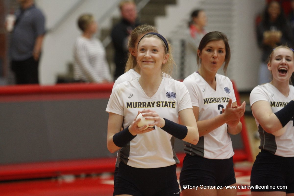 Murray State overcomes slow start to advance to OVC Volleyball ...