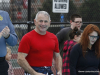 Members of the Clarksville Police Department led the charge at this year's Polar Plunge. The event held Saturday at APSU's Foy Pool raised more than $10,000 for Tennessee Special Olympics.