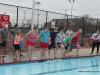 Members of the Clarksville Police Department led the charge at this year's Polar Plunge. The event held Saturday at APSU's Foy Pool raised more than $10,000 for Tennessee Special Olympics.