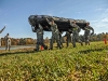 Combat engineers on Sapper Eagle Team 2 from the 326th Engineer Battalion, 101st Sustainment Brigade, 101st Airborne Division (Air Assault), carry an inflatable raft and cross the finish line during the Fort Campbell Sapper Stakes 2012 held at the post’s Demolition Range 39 and Training Area 44, Oct. 23rd-24th. This final event had the teams run through a four-mile combat focused physical training course where they carried tactical equipment such as full water jugs, weighted medical liters and large inflatable rafts. Sapper Eagle Team 2 finished second overall in the competition. (U.S. Army photo by Sgt. Joe Padula, 2nd BCT PAO, 101st Abn. Div.)