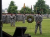 Soldiers of 5th Special Forces Group (Airborne), Fort Campbell, Ky., stand in formation during the annual 5th SFG(A) Memorial Ceremony on Gabriel Field, May 16, 2015. (U.S. Army photo by Sgt. Justin A. Moeller, 5th SFG(A) Public Affairs)