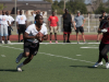 Soldiers from 5th Special Forces Group (Airborne), face off in the reunion week flag football championship at Fort Campbell, Ky., Wednesday, Sept 18, 2019. The defense from 2nd Battalion's team caused five turnovers during the championship game.U.S. Army photo by Sgt. Christopher Roberts