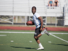 A Soldier from 2nd Battalion, 5th Special Forces Group (Airborne), runs in a touchdown in the reunion week flag football championship at Fort Campbell, Ky., Wednesday, Sept 18, 2019. Turnovers caused by 2nd Battalion’s defense led to five scoring drives against 3rd Battalion, 5th SFG (A).U.S. Army photo by Sgt. Christopher Roberts