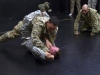 Sergeant Stewart J. Thomas, a multichannel transmission systems operator with 58th Signal Company, 101st Special Troops Battalion, 101st Airborne Division Sustainment Brigade, 101st Airborne Division, pins down his opponent May 19 during a combatives tournament which was part the Best Spartan competition. (Sgt. Neysa Canfield, 101st Airborne Division Sustainment Brigade Public Affairs)