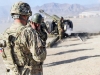 Soldiers with the Afghan National Army\'s 203rd Corps, 1st Infantry Brigade, 4th Kandak, D-30 Heavy Coy, fire their Russian-made D-30 during a live-fire exercise at Camp Parsa, Afghanistan, Jan. 9, 2013. The live-fire exercise was conducted in order for the 4th Kandak’s artillerymen to become certified, as well as to demonstrate their potential as a qualified gun line to their leadership. (U.S. Army photo by Spc. Brian Smith-Dutton, Task Force 3/101 Public Affairs)