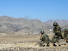 Soldiers from the Afghan National Army, 1st Brigade, 203rd Corps, effectively fire their 82mm mortar system during a live-fire exercise that marked the conclusion of a two-week mortarmen course at the Fires Center of Excellence, Camp Parsa, Afghanistan, Jan. 3, 2013. Once they have completed the required training, the trainees must exhibit their abilities to successfully employ and utilize their weapon system. (U.S. Army photo by Sgt. 1st Class Abram Pinnington, TF 3/101 Public Affairs)