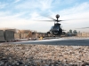 An OH-58D Kiowa Warrior helicopter with 2nd Squadron 17th Cavalry Regiment, 101st Combat Aviation Brigade takes off from the forward armament and refueling point after returning from a mission at Forward Operating Base Fenty, Afghanistan, Dec. 19, 2012. (U.S. Army photo by Sgt. Duncan Brennan, 101st CAB public affairs)