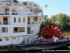 American Queen Steamboat docks in Clarksville