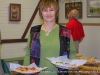 Silke with fresh additions for the buffet table