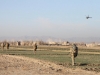 Soldiers assigned to Company D, 1st Battalion, 187th Infantry Regiment, 3rd Brigade Combat Team “Rakkasans,” 101st Airborne Division (Air Assault), conduct a foot patrol during an Afghan National Security Forces-led mission in Zormat District, Afghanistan, Dec. 10, 2012.The operation aimed at disrupting an suspected insurgent safe haven within the district. (U.S. Army photo by Sgt. 1st Class Abram Pinnington, Task Force 3/101 Public Affairs)