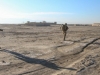 Soldiers assigned to Company D, 1st Battalion, 187th Infantry Regiment, 3rd Brigade Combat Team “Rakkasans,” 101st Airborne Division (Air Assault), conduct a foot patrol while an UH-57 Kiowa helicopter provides aerial support during an Afghan National Security Forces-led mission in Zormat District, Afghanistan, Dec. 10, 2012.The operation aimed at disrupting a suspected insurgent safe haven within the district.  (U.S. Army photo by Sgt. 1st Class Abram Pinnington, Task Force 3/101 Public Affairs)