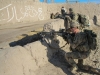 An infantryman and 240B gunner and another Soldier assigned to Company D, 1st Battalion, 187th Infantry Regiment, 3rd Brigade Combat Team “Rakkasans,” 101st Airborne Division (Air Assault), pull rear security while on a short halt during an Afghan National Security Forces-led mission in rural areas of Zormat District, Afghanistan, Dec. 10, 2012. ANSF conducted all clearing and questioning operations while the Rakkasans of Company D, 1-187, assisted in facilitating aerial support while supplying additional ground forces. (U.S. Army photo by Sgt. 1st Class Abram Pinnington, Task Force 3/101 Public Affairs)