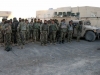 Soldiers with the 1st Kandak, 1st Coy, Afghan National Army prepare for a joint mission with other Afghan National Security Forces and U.S. Soldiers with Company D, 1st Battalion, 187th Infantry Regiment, 3rd Brigade Combat Team “Rakkasans,” 101st Airborne Division (Air Assault), in rural portions of Zormat District, Afghanistan, Dec. 10, 2012. ANSF conducted all clearing and questioning operations, while the Rakkasans of Company D, 1-187, assisted in facilitating aerial support while supplying additional ground forces. (U.S. Army photo by Sgt. 1st Class Abram Pinnington, Task Force 3/101 Public Affairs)