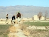 Soldiers assigned to Company D, 1st Battalion, 187th Infantry Regiment, 3rd Brigade Combat Team “Rakkasans,” 101st Airborne Division (Air Assault), conduct a foot patrol during an Afghan National Security Forces-led mission in rural portions of Zormat District, Afghanistan, Dec. 10, 2012. ANSF conducted all clearing and questioning operations while the Rakkasans of Company D, 1-187, assisted in facilitating aerial support while supplying additional ground forces.  (U.S. Army photo by Sgt. 1st Class Abram Pinnington, Task Force 3/101 Public Affairs)