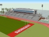 Architect schematics from Rufus Johnson Associates show how the APSU football stadium will look after renovations.