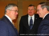 Tim Hall speaks with State Rep Curtis Johnson and Jack Turner.