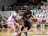 UT-Martin player Delrico Lane faces off against a APSU defender