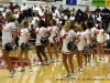 Cheerleaders keeping the crowd energized