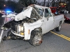 The Chevy pickup after it was pulled back onto the road. (Photo by CPD – Jim Knoll)