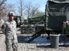 SSG. Thomas Martin in front of his Portable Mess Unit