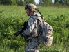 A Bravo company soldier patrols the Pickup Zone