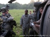 Soldiers of Bravo Company get briefed on the aircraft\'s procedures