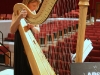 Heidi Krutzen tunes her harp