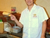 The Hibachi chef stands ready to grill up your wildest dreams