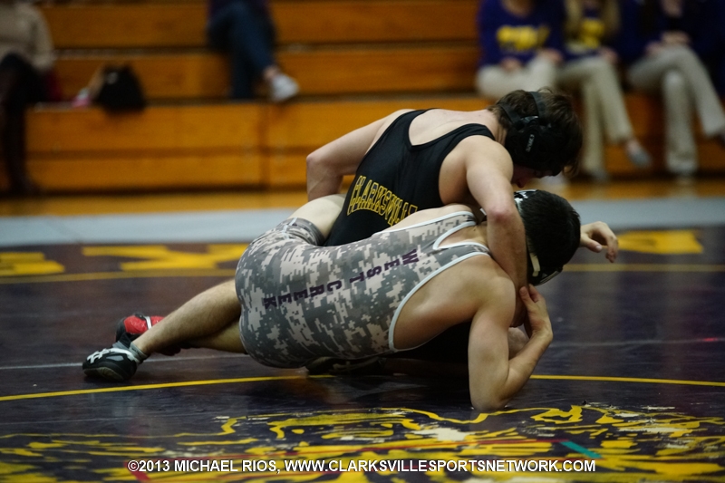 Clarksville High Wildcats win another district team dual wrestling