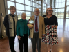 Frank Goodlett and his wife Julia being honored on his retirement (From left: Debbie Reynolds, Julia Goodlett, Frank Goodlett, and Deb Haines-Kulick (CAR Executive Officer)