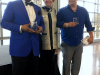 Sheldon Huber and Robert Garcia receiving Distinguished Education Award