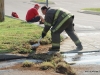 Clarksville Fire Rescue respond to accident on Fort Campbell Boulevard involving Diesel Fuel Spill