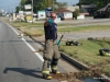 Clarksville Fire Rescue respond to accident on Fort Campbell Boulevard involving Diesel Fuel Spill