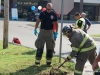 Clarksville Fire Rescue respond to accident on Fort Campbell Boulevard involving Diesel Fuel Spill