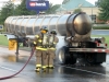 Clarksville Fire Rescue put out a tanker fire early this morning on Wilma Rudolph Boulevard. (Photo by CPD – Jim Knoll)