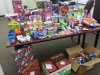 Ten Children at the Salvation Army receive gifts from Clarksville officers, Sheriff's Deputies and 911 Dispatchers on Christmas Day.