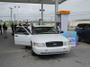 Clarksville Police Officers arrest U.S. Bank Robbery Suspect at Circle K Gas Station on Tiny Town Road. (Jim Knoll, CPD)