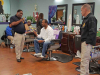 Clarksville Police Department Builds Relations with Chat and a “Cut” at Mona Lisa’s Barbershop