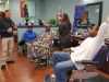 Clarksville Police Department Builds Relations with Chat and a “Cut” at Mona Lisa’s Barbershop