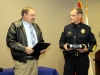 (L to R) Larry Boren and Clarksville Police Chief Al Ansley. (Photo by CPD-Jim Knoll)