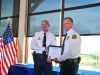 (L-R) Capt. David Crockarell and Clarksville Police Chief Al Ansley.