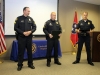 Sgt Greg Beebe, Sgt Steve Hamilton and Chief Al Ansley. (Photo by CPD-Jim Knoll)